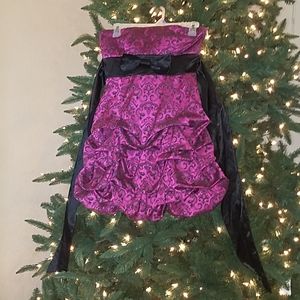 Junior size 7 ruby rox ruffled formal dress